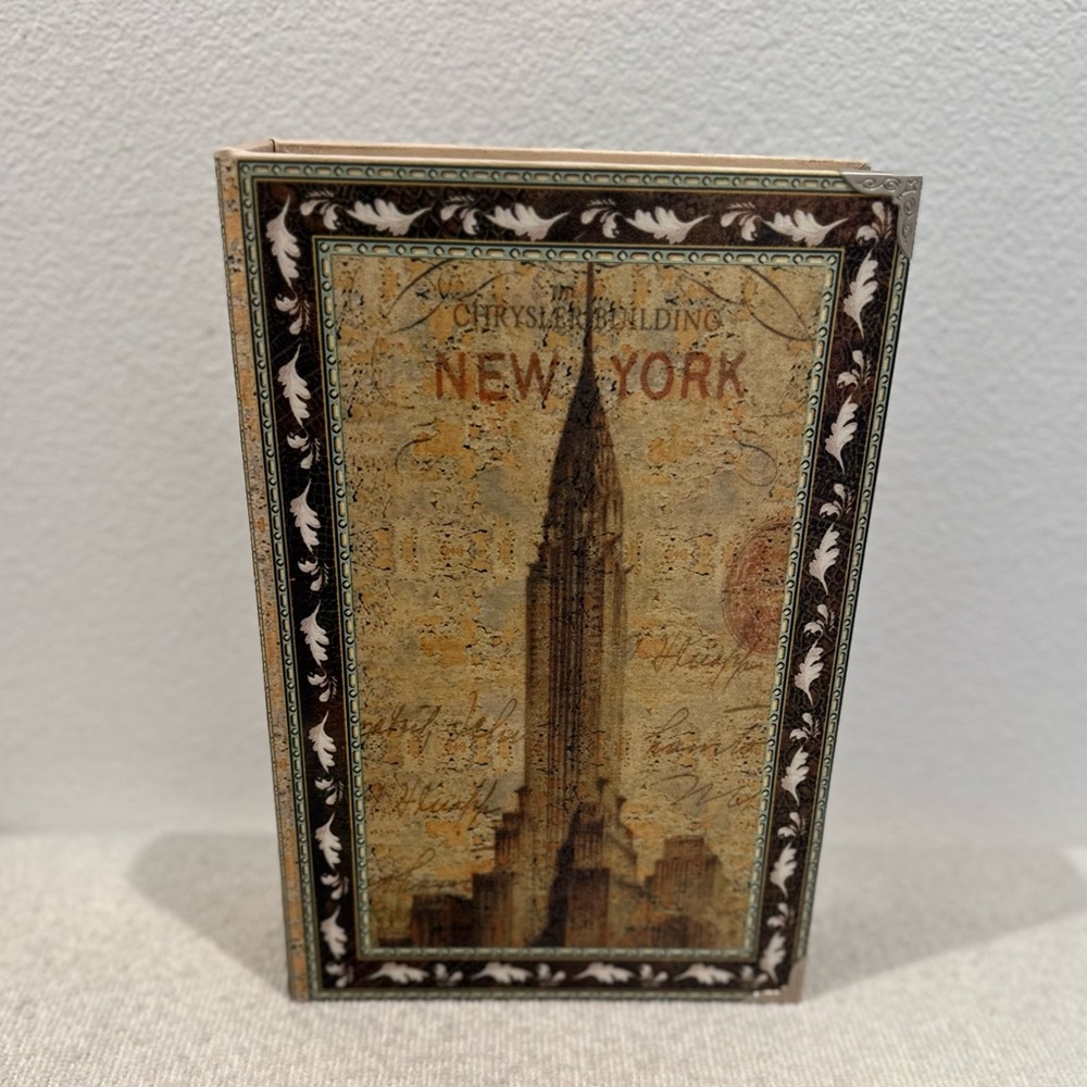 Wooden Storage/Decor Book